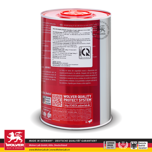 Wolver 4T Racing 10W-40 SL 0.8L (Synthetic)